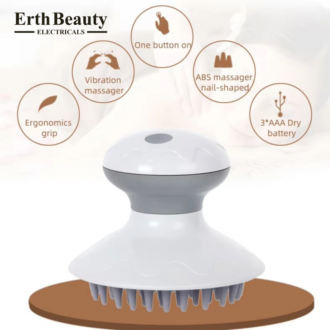 Masseur électronique 'Scalp Boost Electronic Massager'