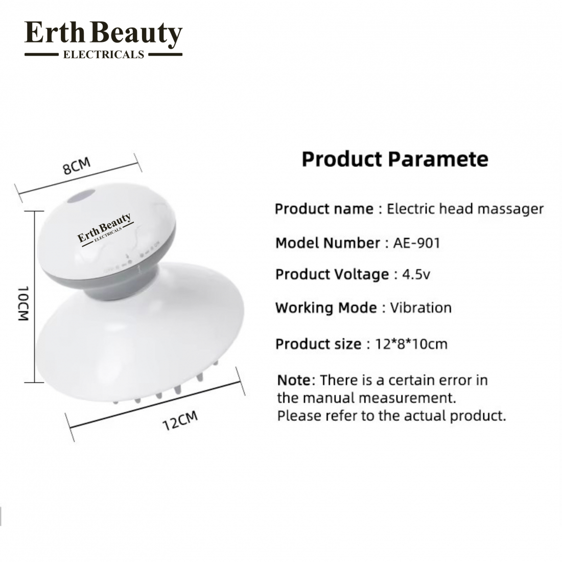 Masseur électronique 'Scalp Boost Electronic Massager'