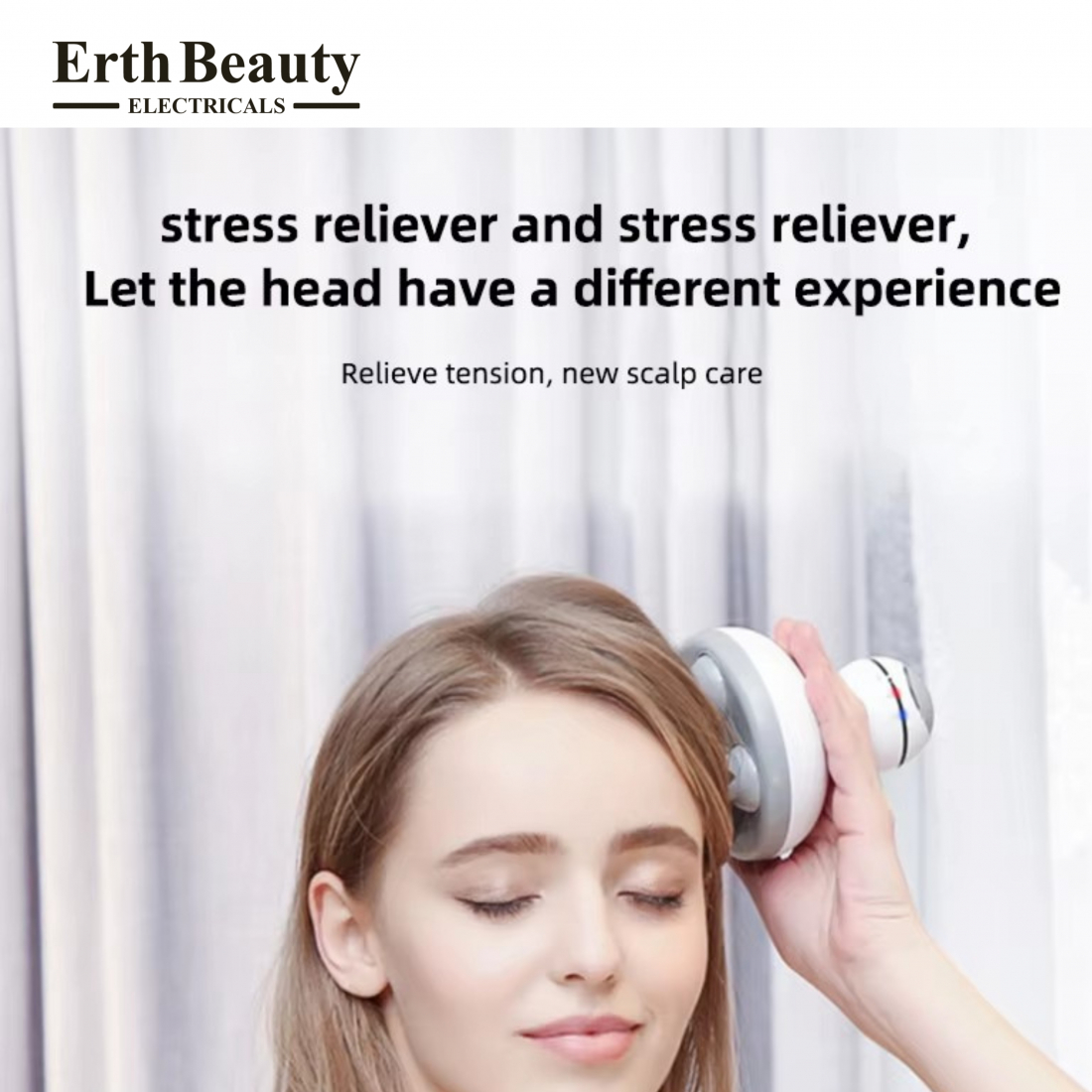 Masseur électronique 'Scalp Boost Electronic Massager'