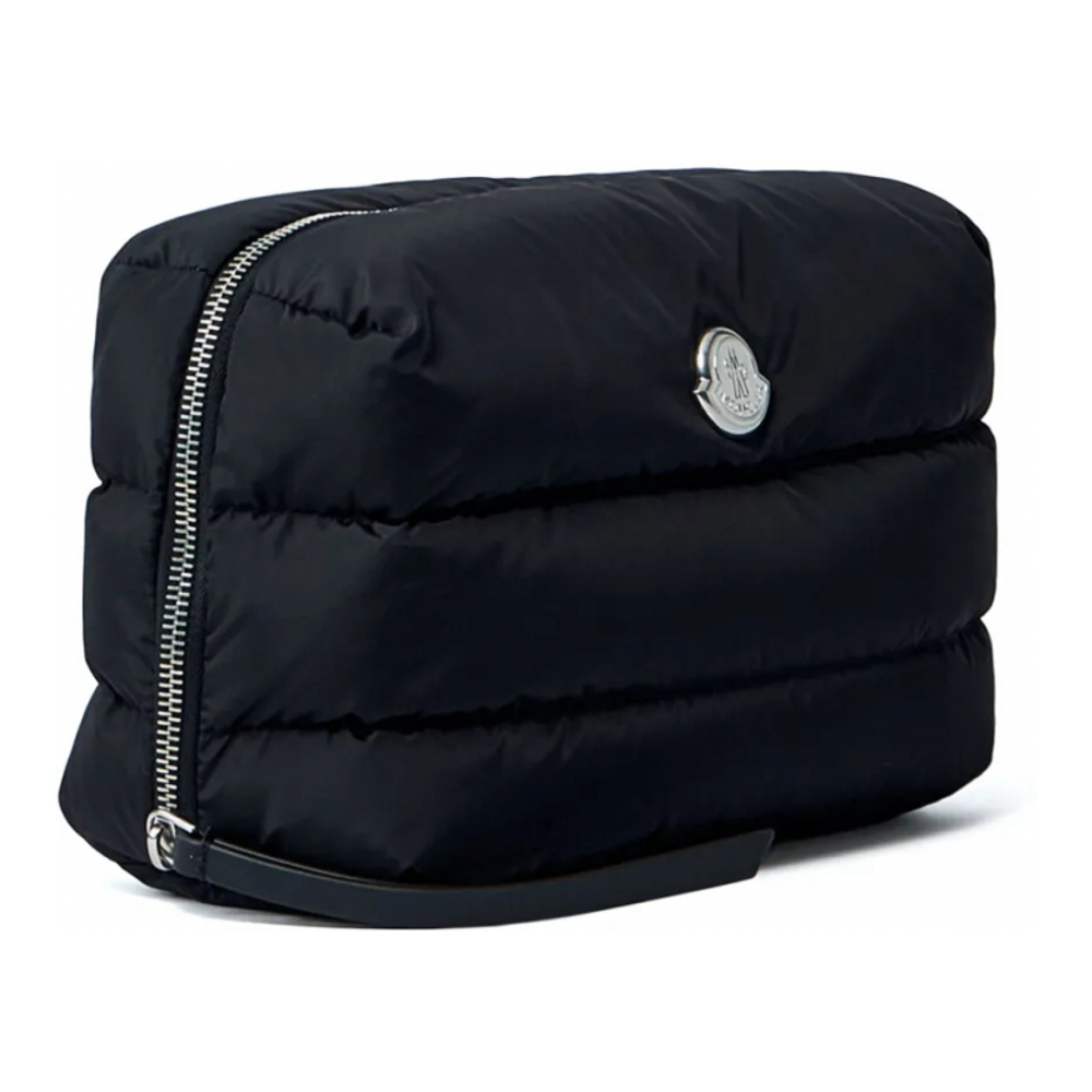 Women's 'Caradoc Quilted Logo-Plaque Beauty' Pouch