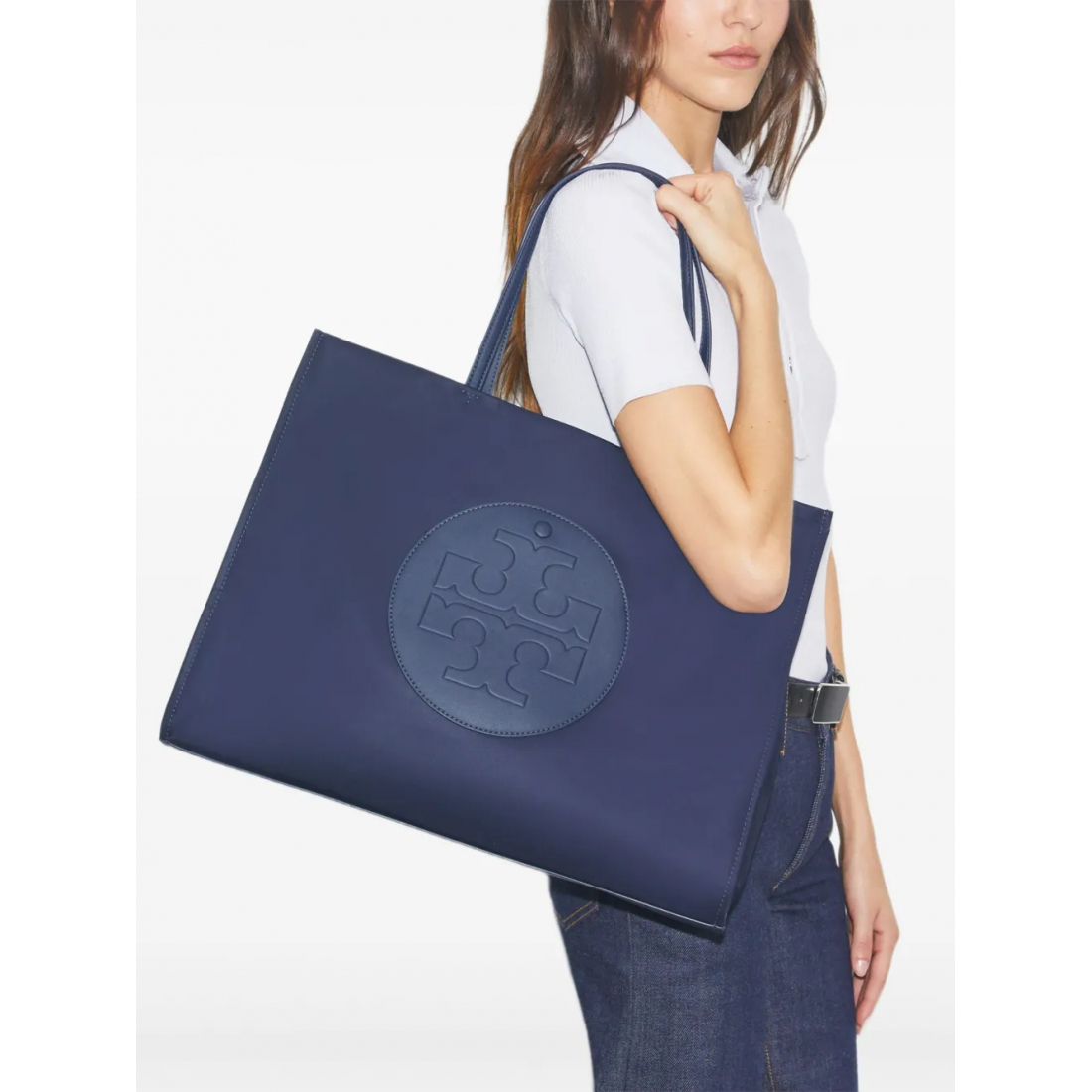 Women's 'Ella Logo-Embossed' Tote Bag