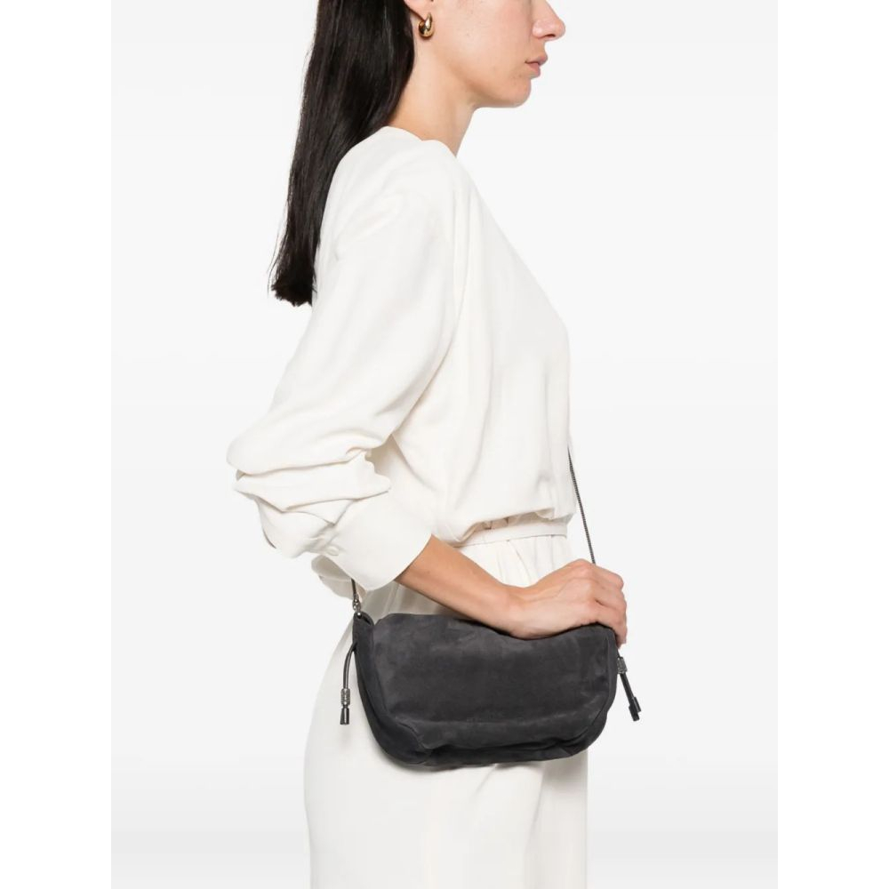 Women's 'Drawstring Chain-Strap' Crossbody Bag