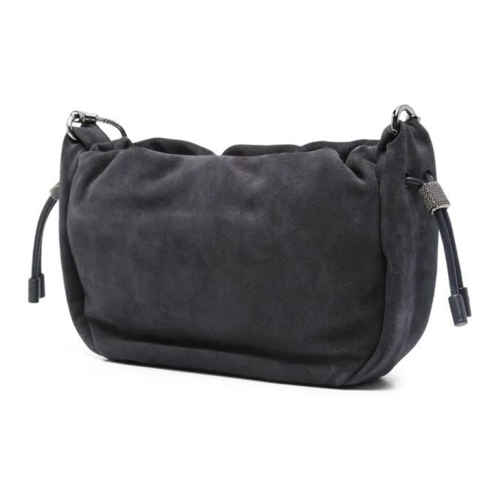 Women's 'Drawstring Chain-Strap' Crossbody Bag