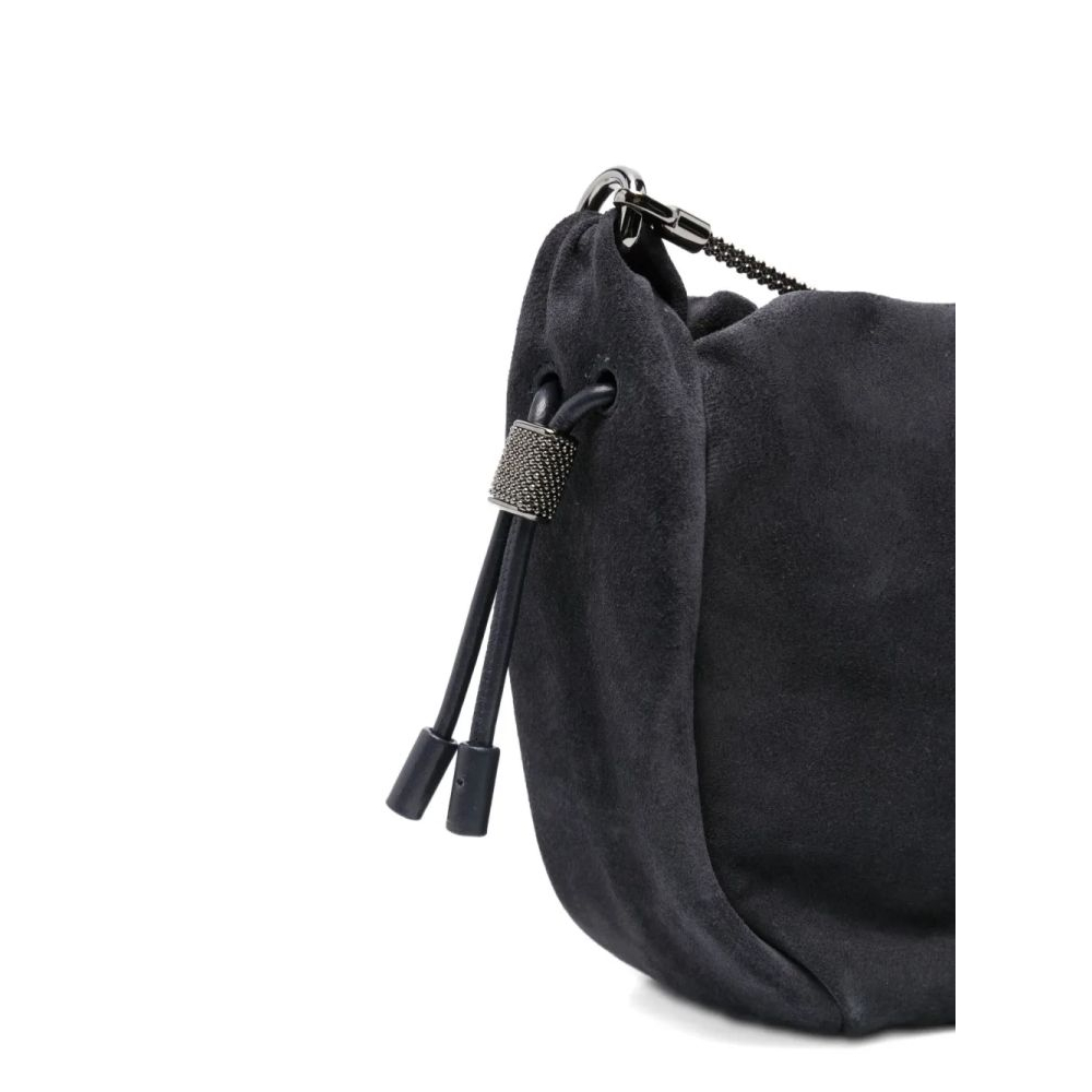 Women's 'Drawstring Chain-Strap' Crossbody Bag