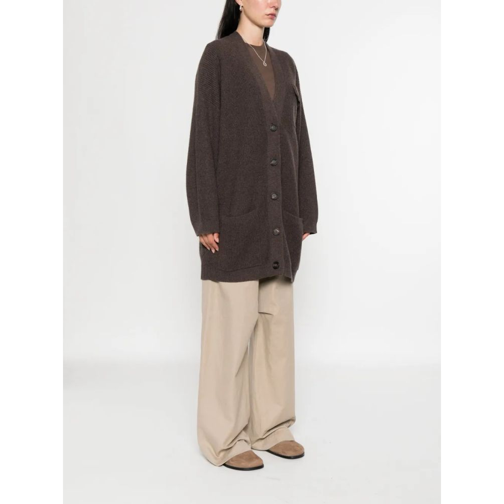 Women's 'Ribbed Buttoned' Cardigan