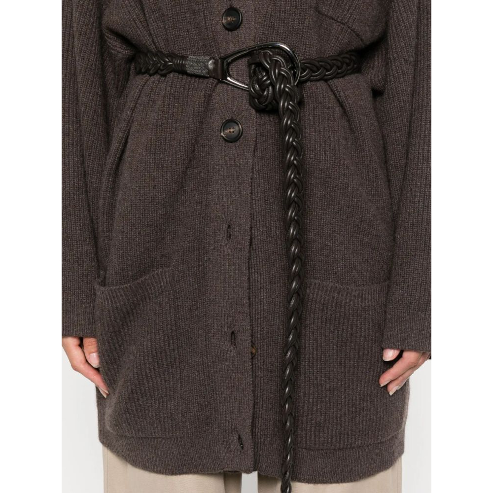 Women's 'Ribbed Buttoned' Cardigan