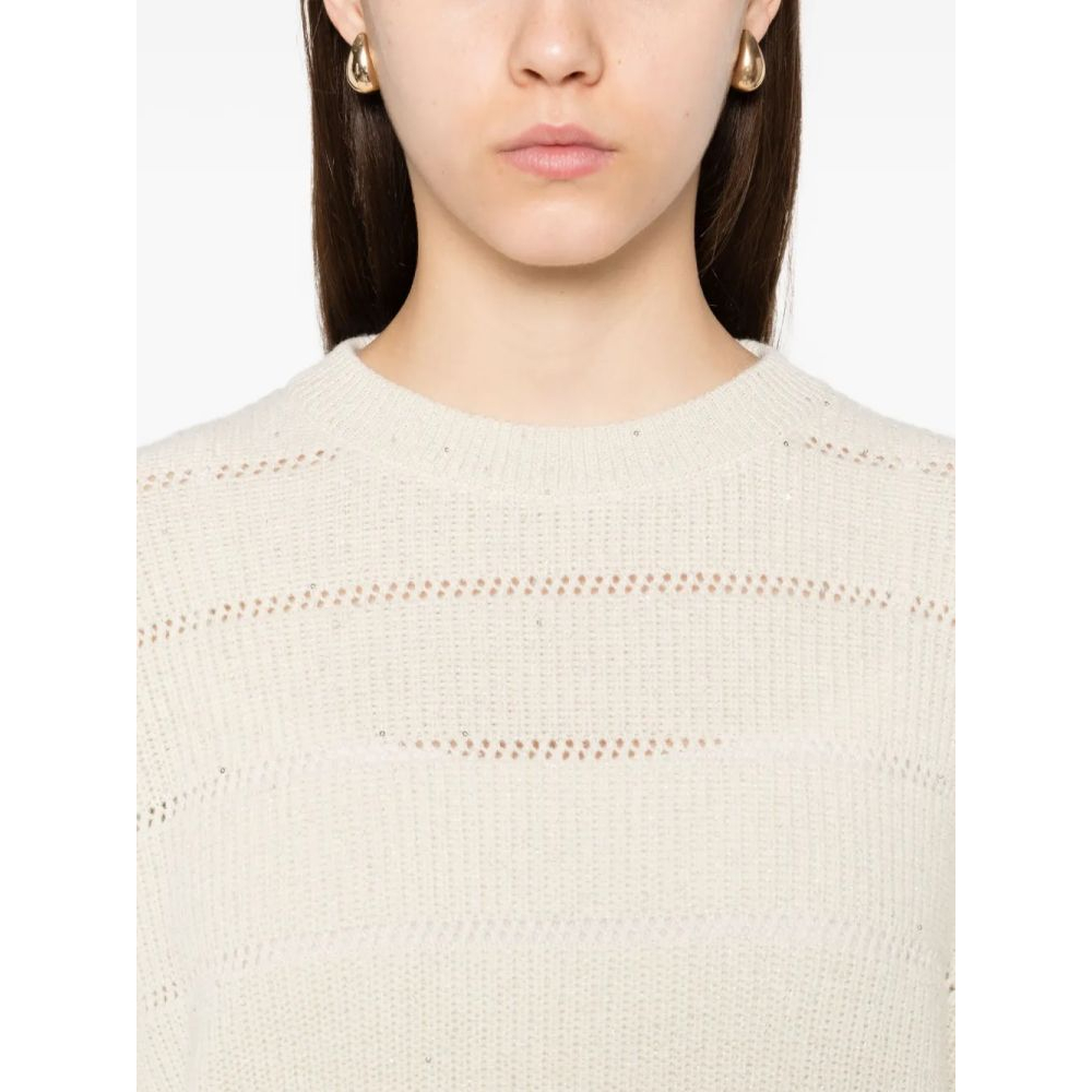 Women's 'Open-Knit' Cashmere Sweater