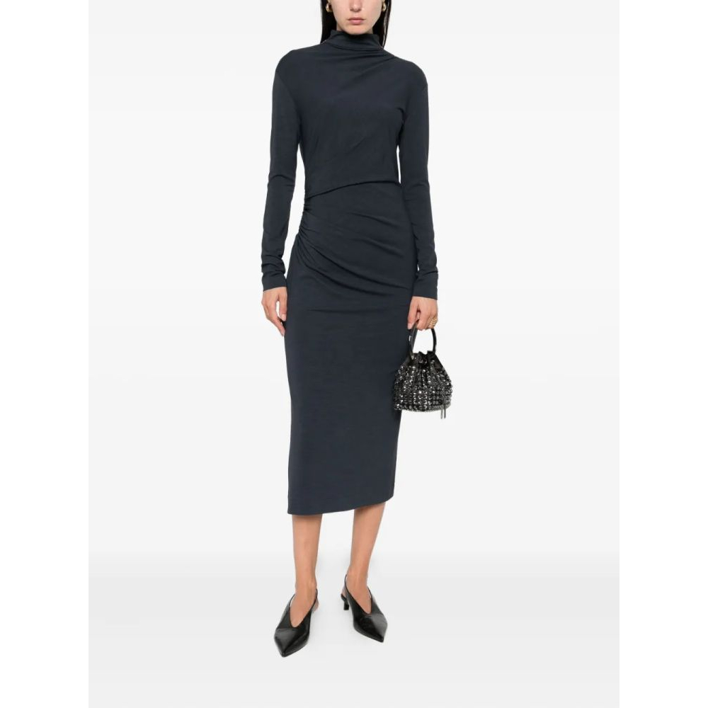 Women's 'Gathered' Long-Sleeved Dress
