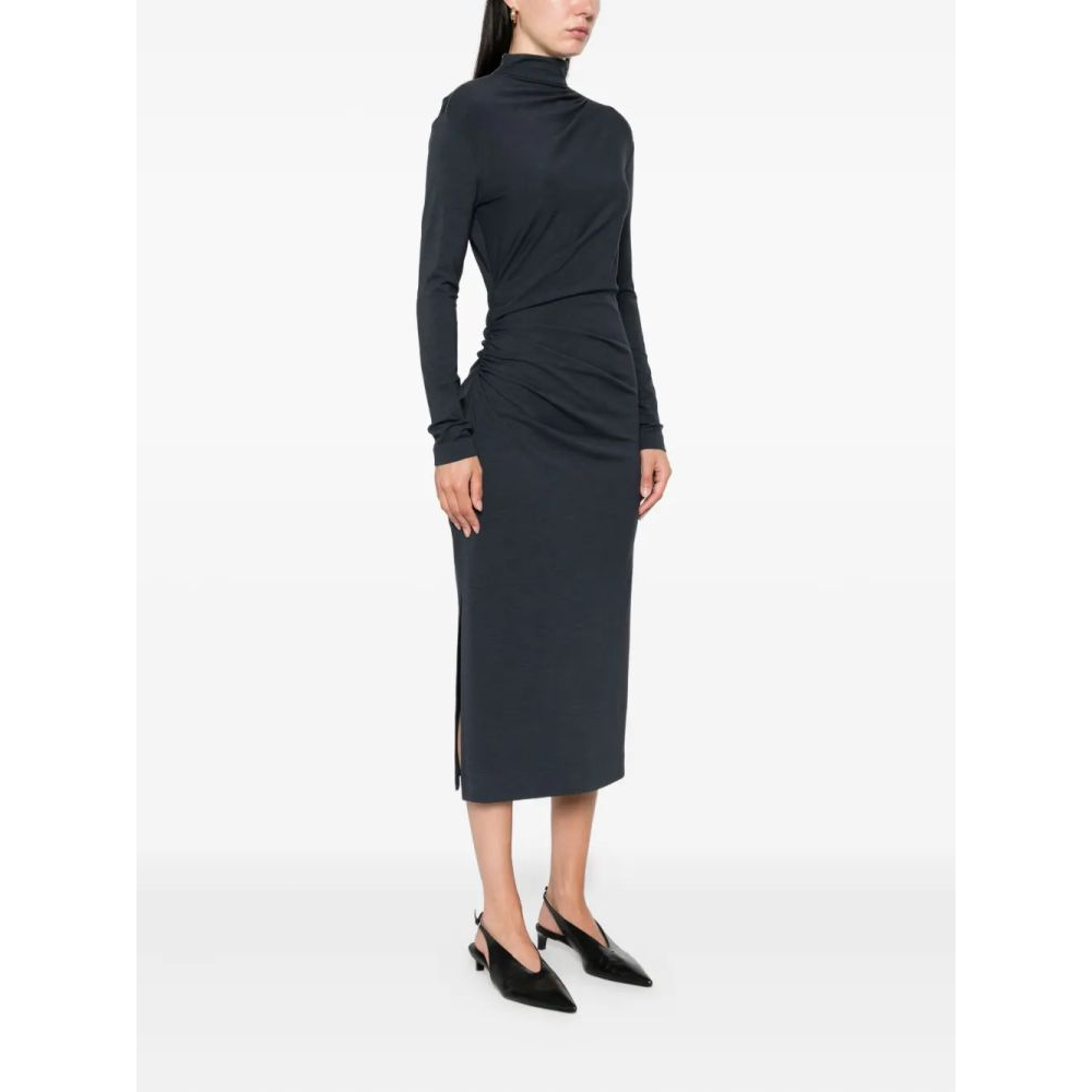 Women's 'Gathered' Long-Sleeved Dress