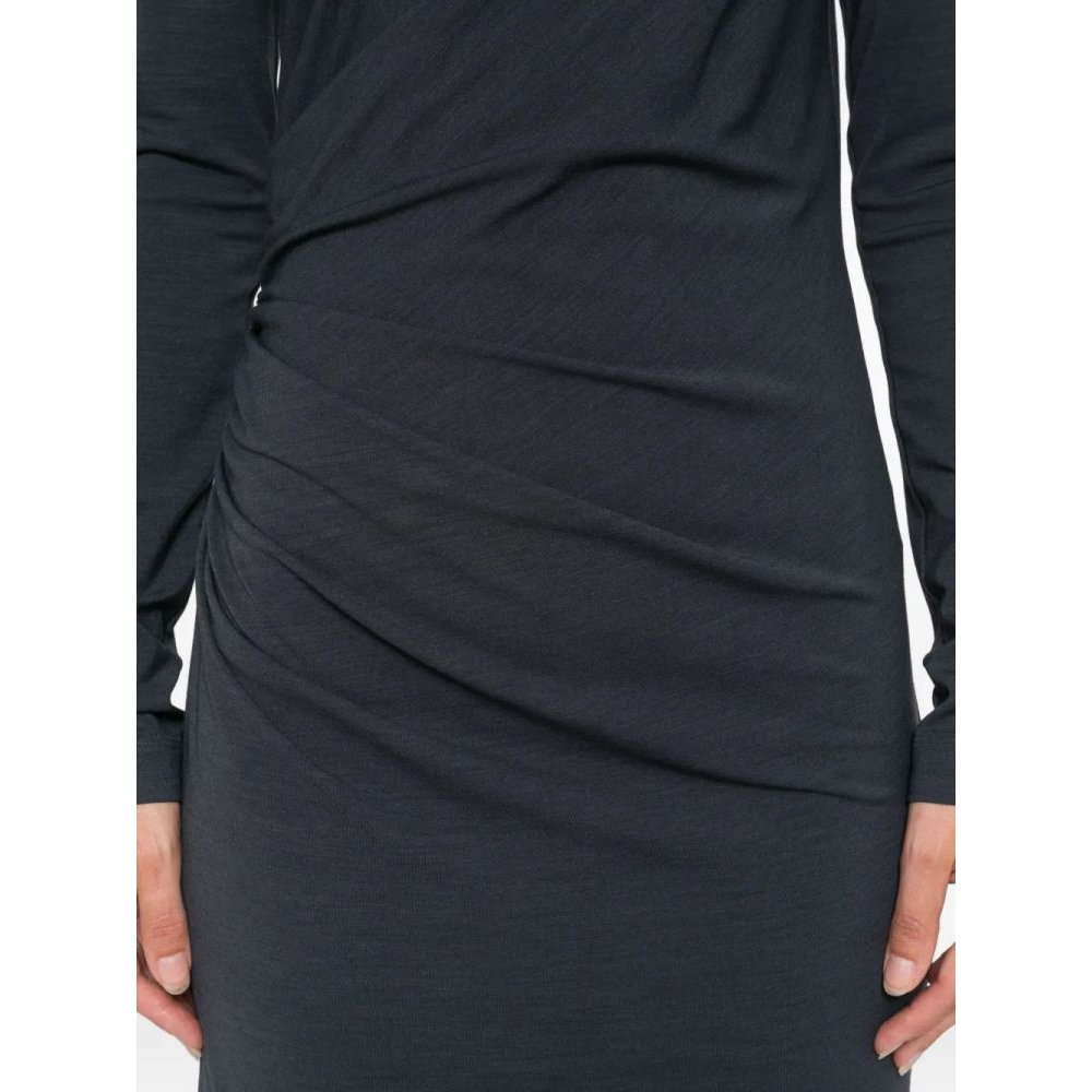 Women's 'Gathered' Long-Sleeved Dress