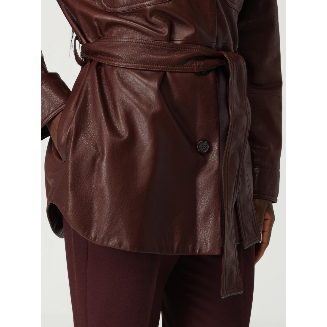 Veste en cuir 'Saharan' pour Femmes