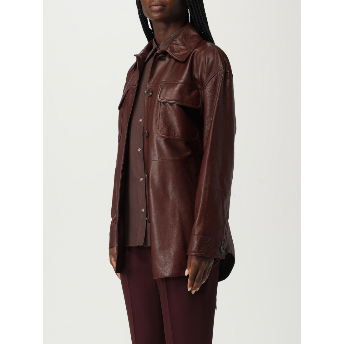 Veste en cuir 'Saharan' pour Femmes