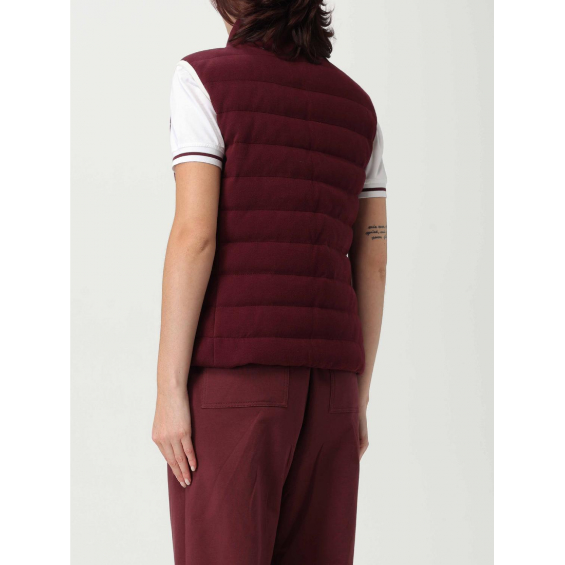 Gilet matelassé 'Quilted Logo-Plaque' pour Femmes
