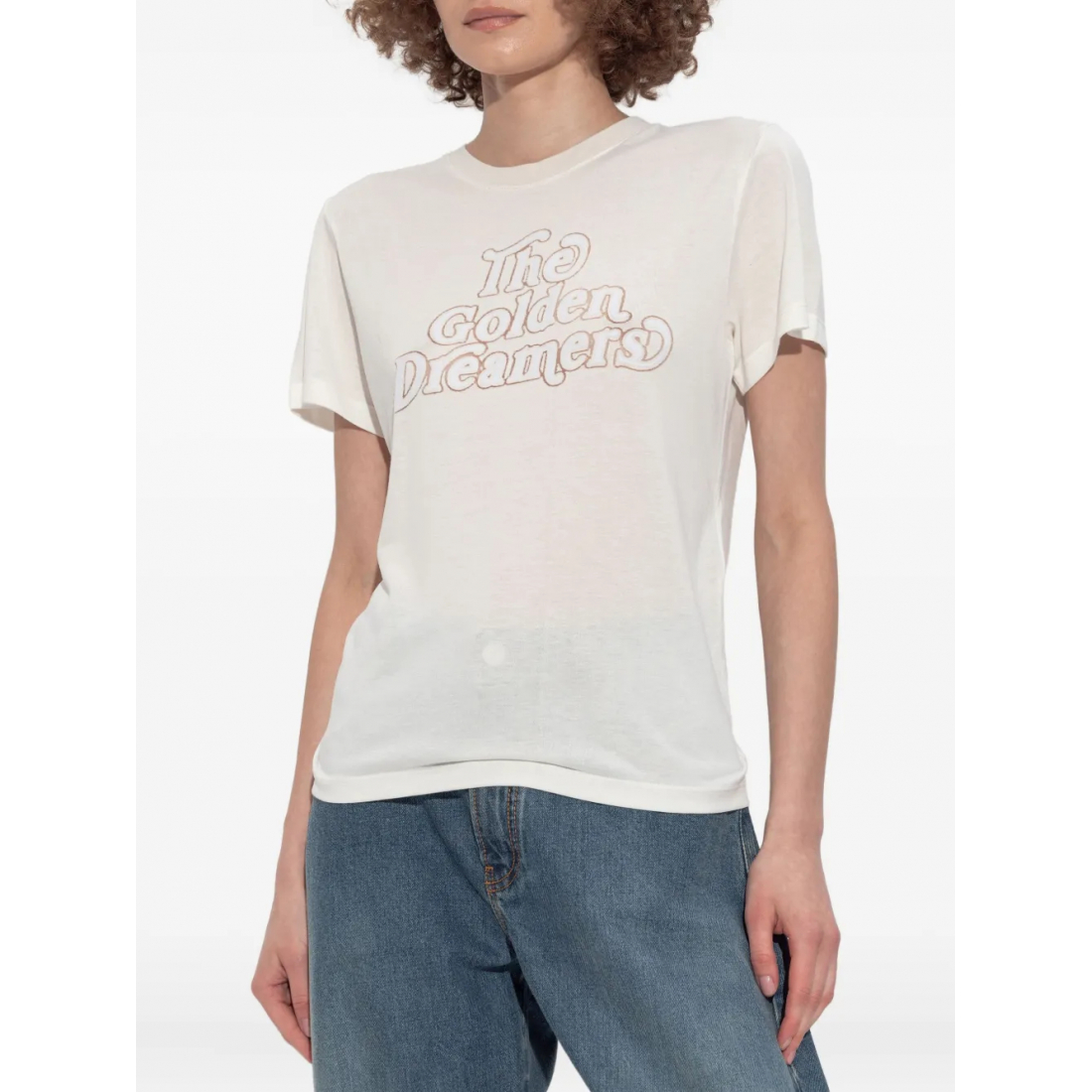 'Star-Embellished Printed' T-Shirt für Damen