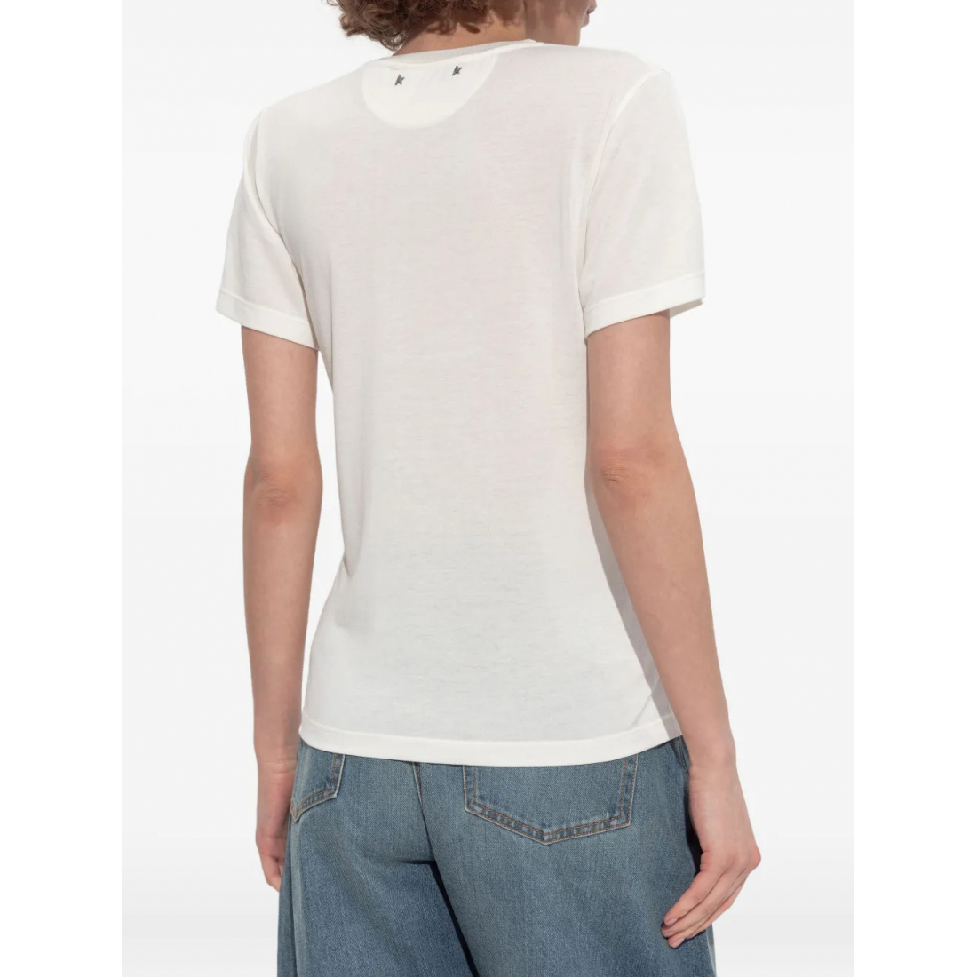 'Star-Embellished Printed' T-Shirt für Damen