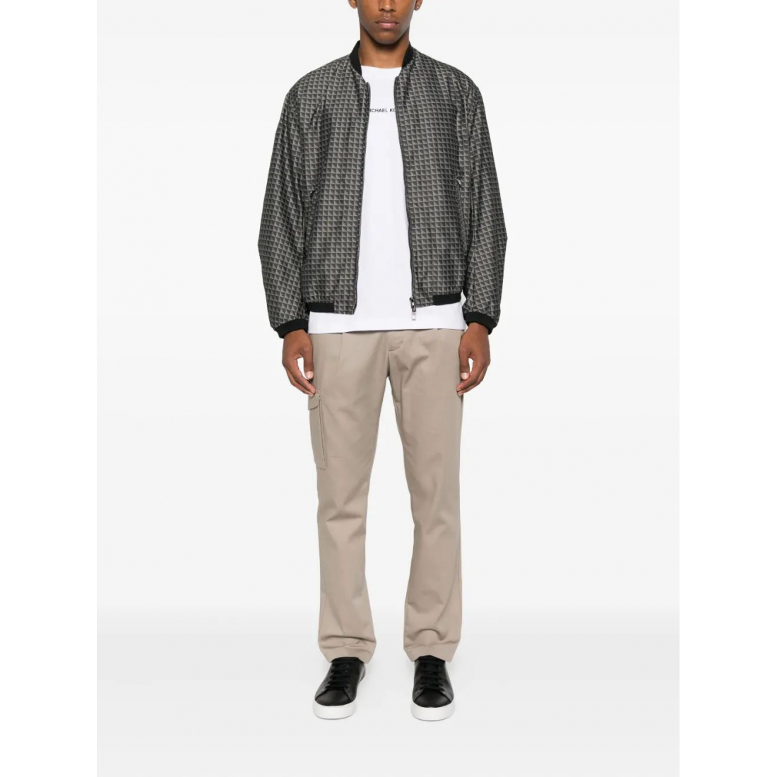 Men's 'Eagle-Pattern' Bomber Jacket