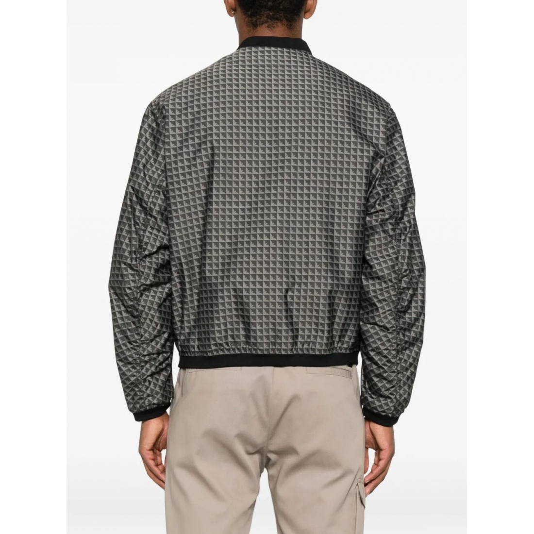 Men's 'Eagle-Pattern' Bomber Jacket