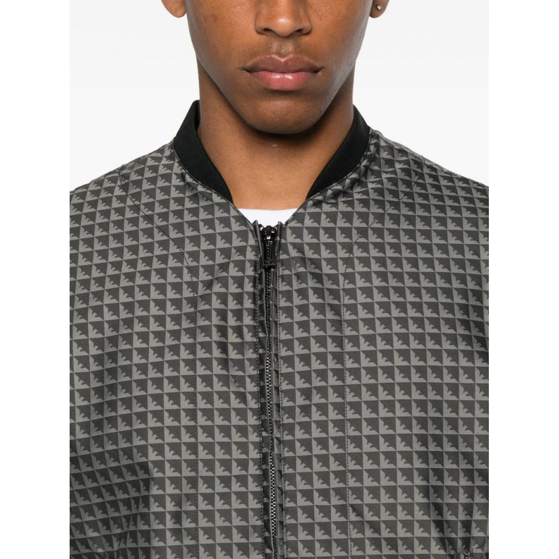 Men's 'Eagle-Pattern' Bomber Jacket
