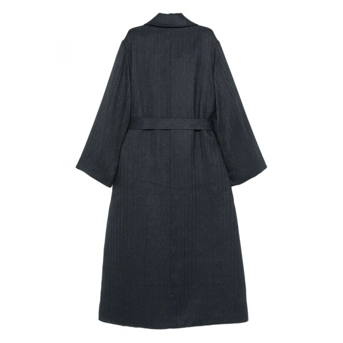 Manteau 'Striped Belted Double-Breasted' pour Femmes