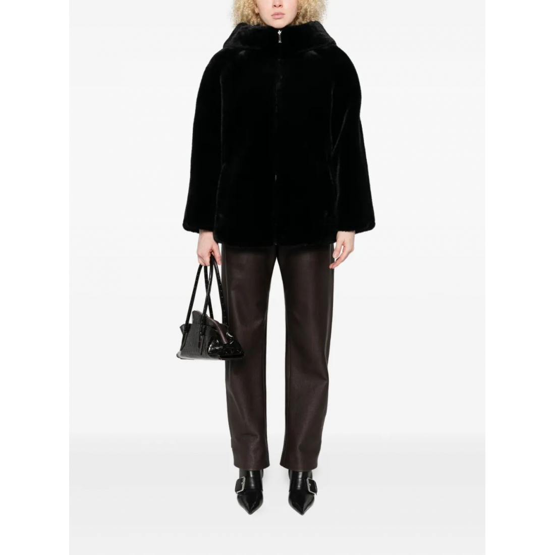 'Hooded Zip-Front' Jacke für Damen