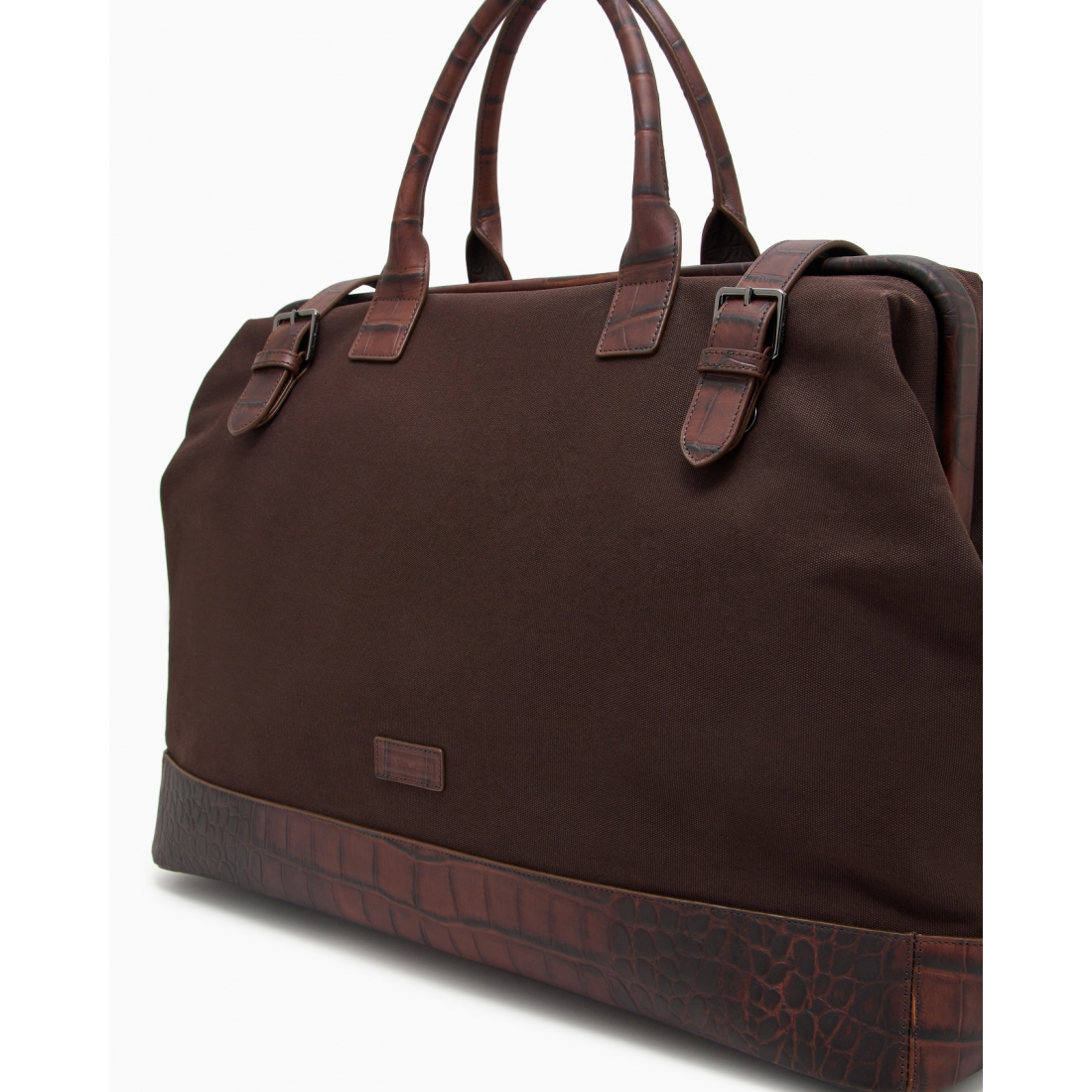Sac de voyage 'Weekend With Crocodile-Embossed' pour Hommes