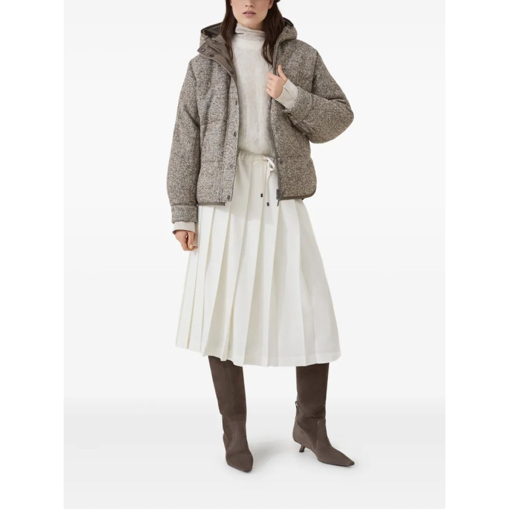 Women's 'Chevron Flecked' Down Jacket