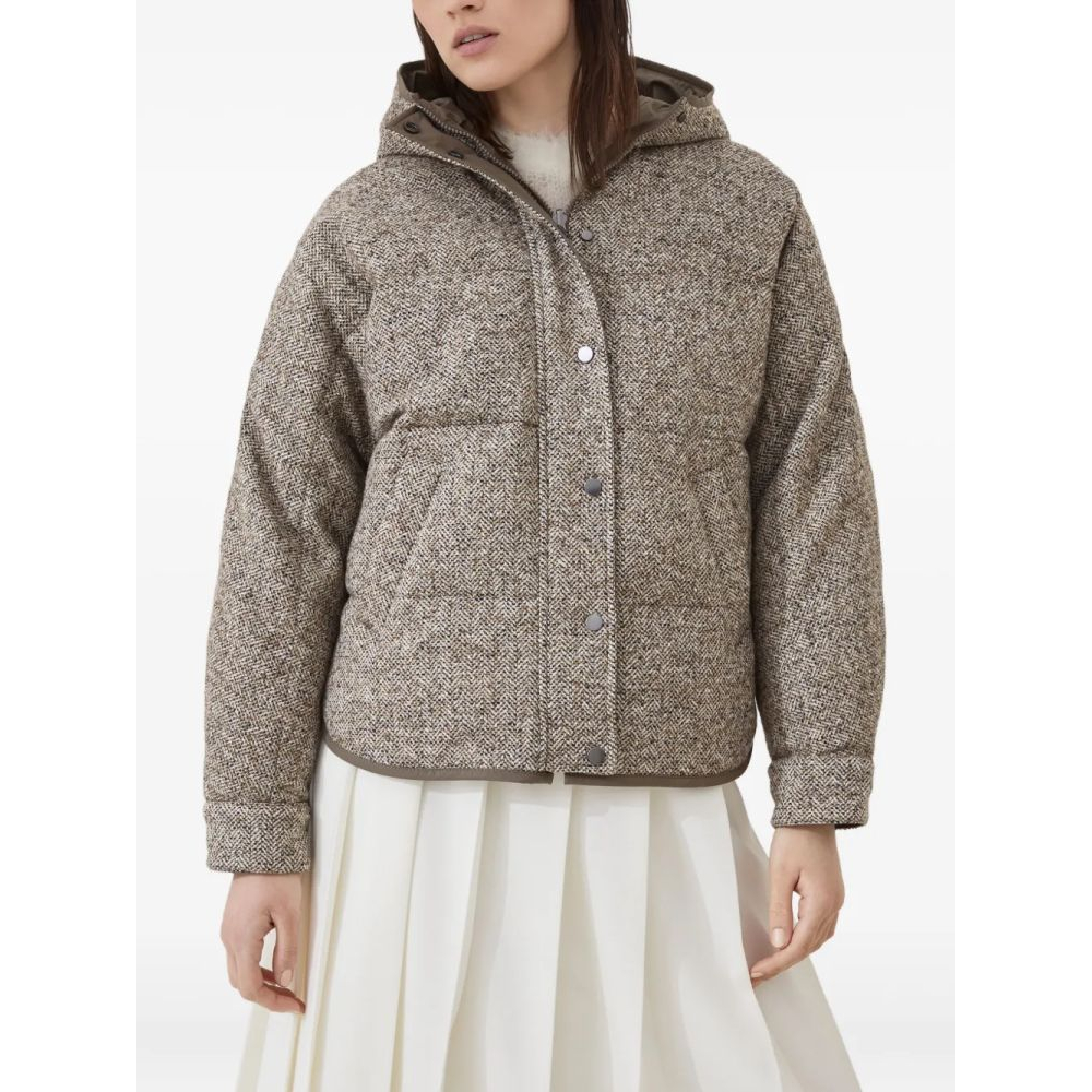 Women's 'Chevron Flecked' Down Jacket