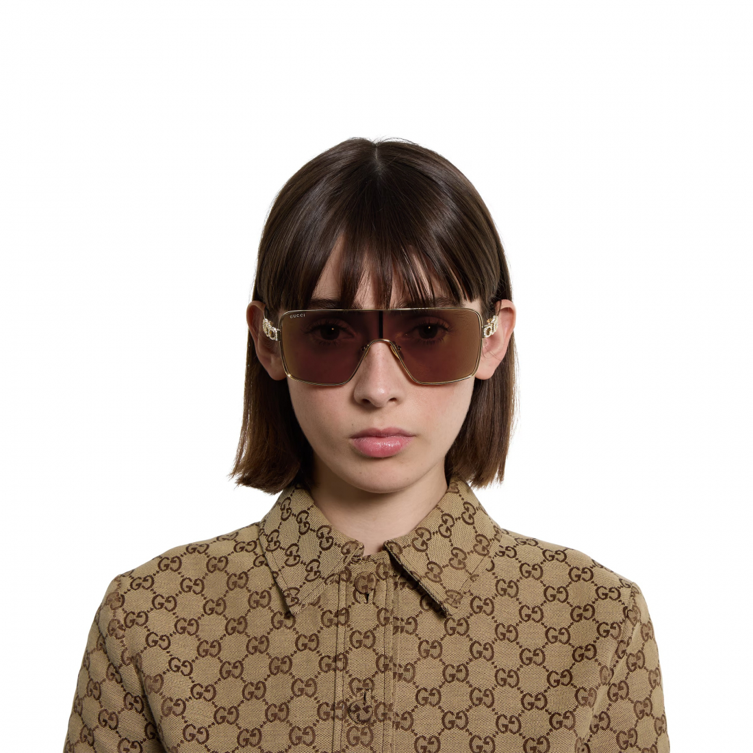 'Rectangular Frame' Sonnenbrillen für Damen