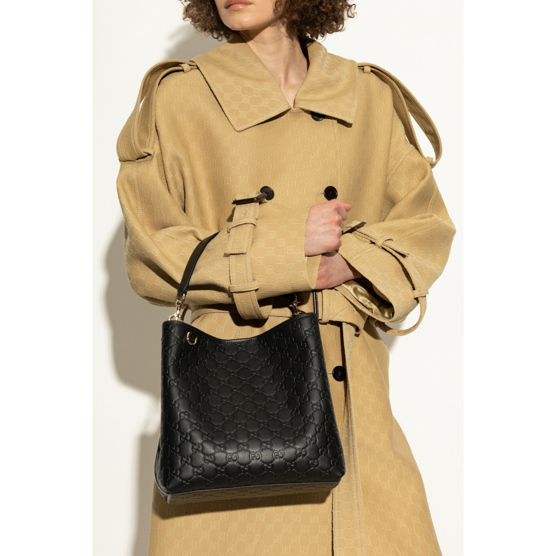 'Bucket' Schultertasche für Damen