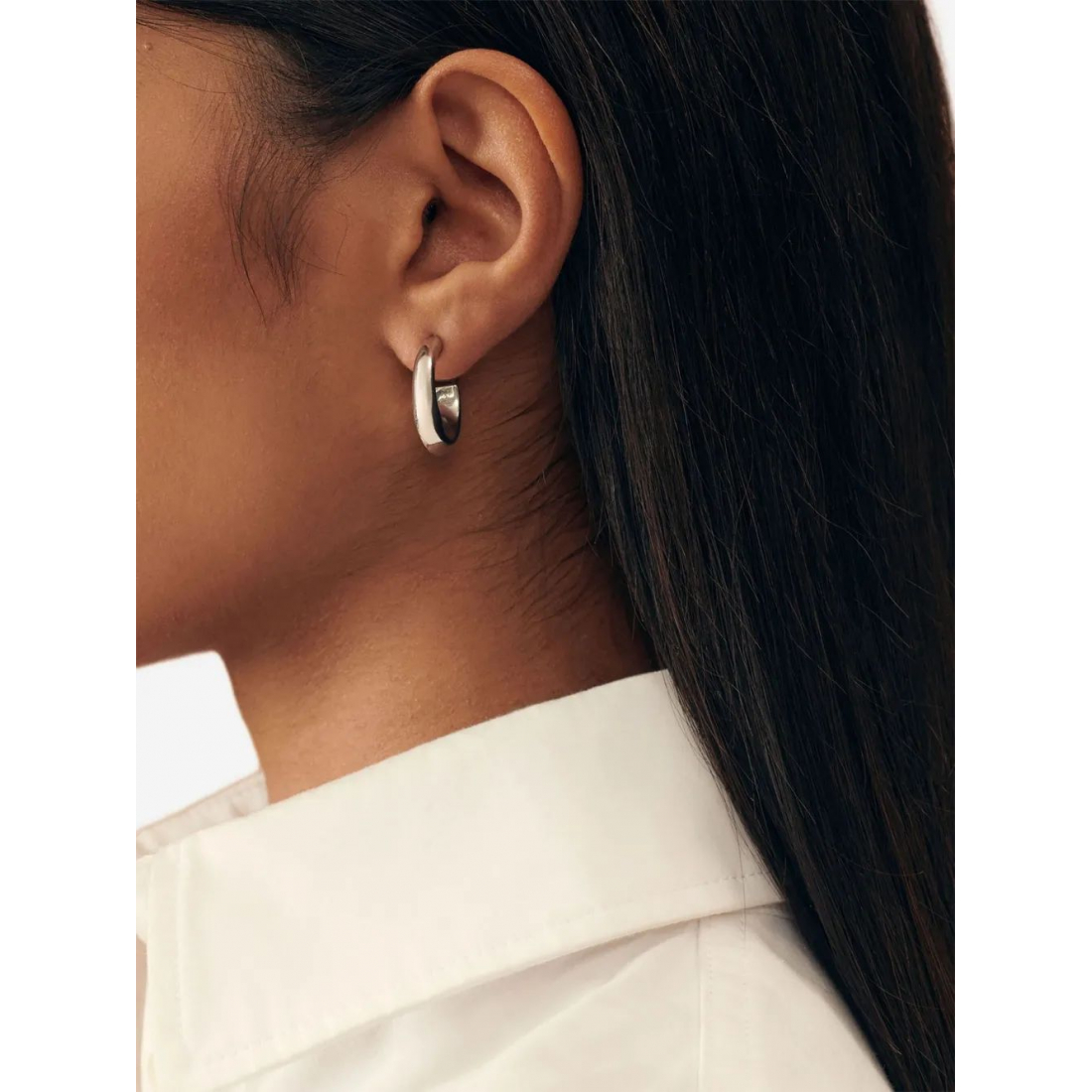 Boucles d'oreilles 'Half-Hoop' pour Femmes