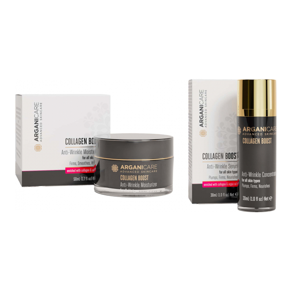 Crème de jour hydratante et anti-rides + Sérum anti-âge pour le visage - 2 Pièces