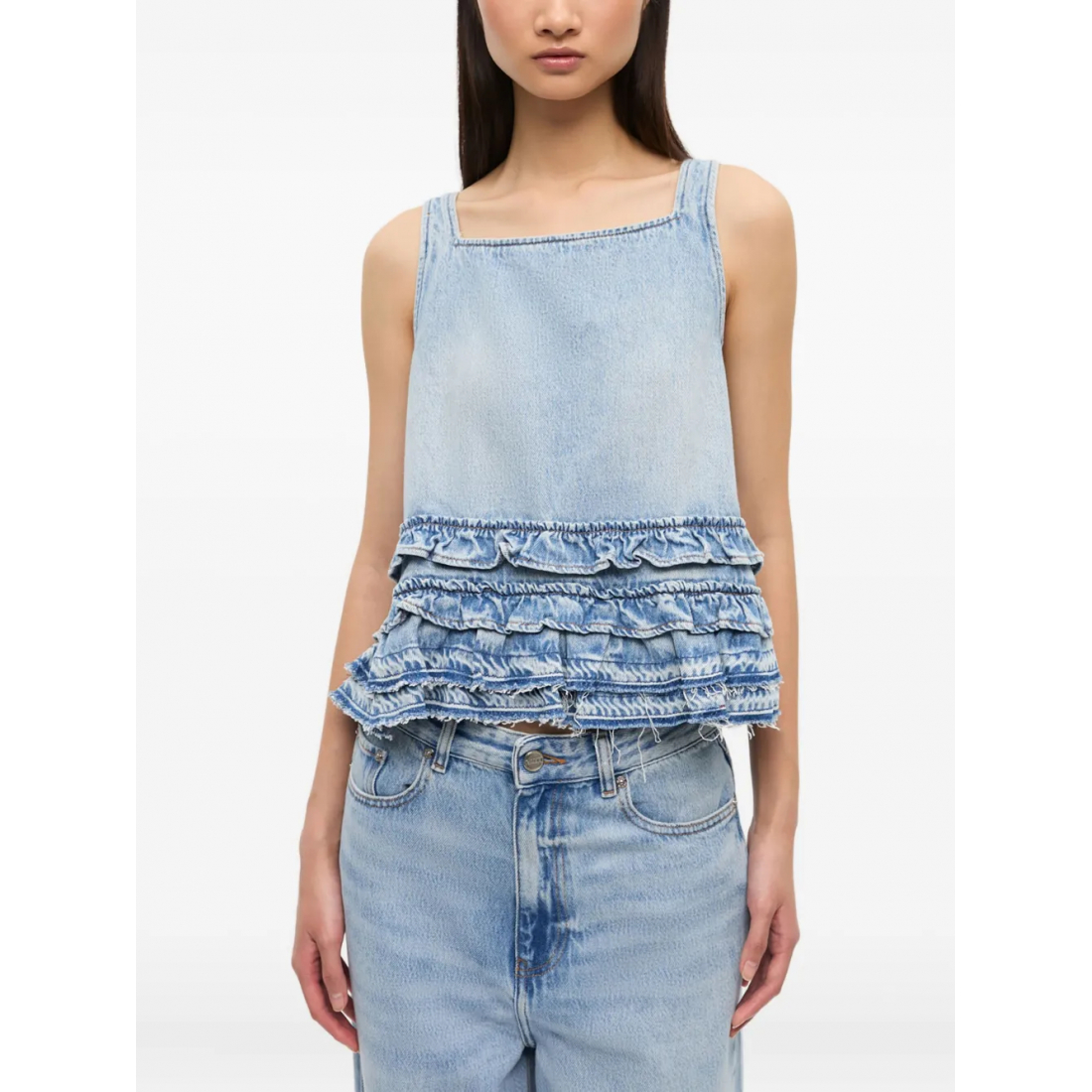 Haut sans manches 'Ruffled' pour Femmes