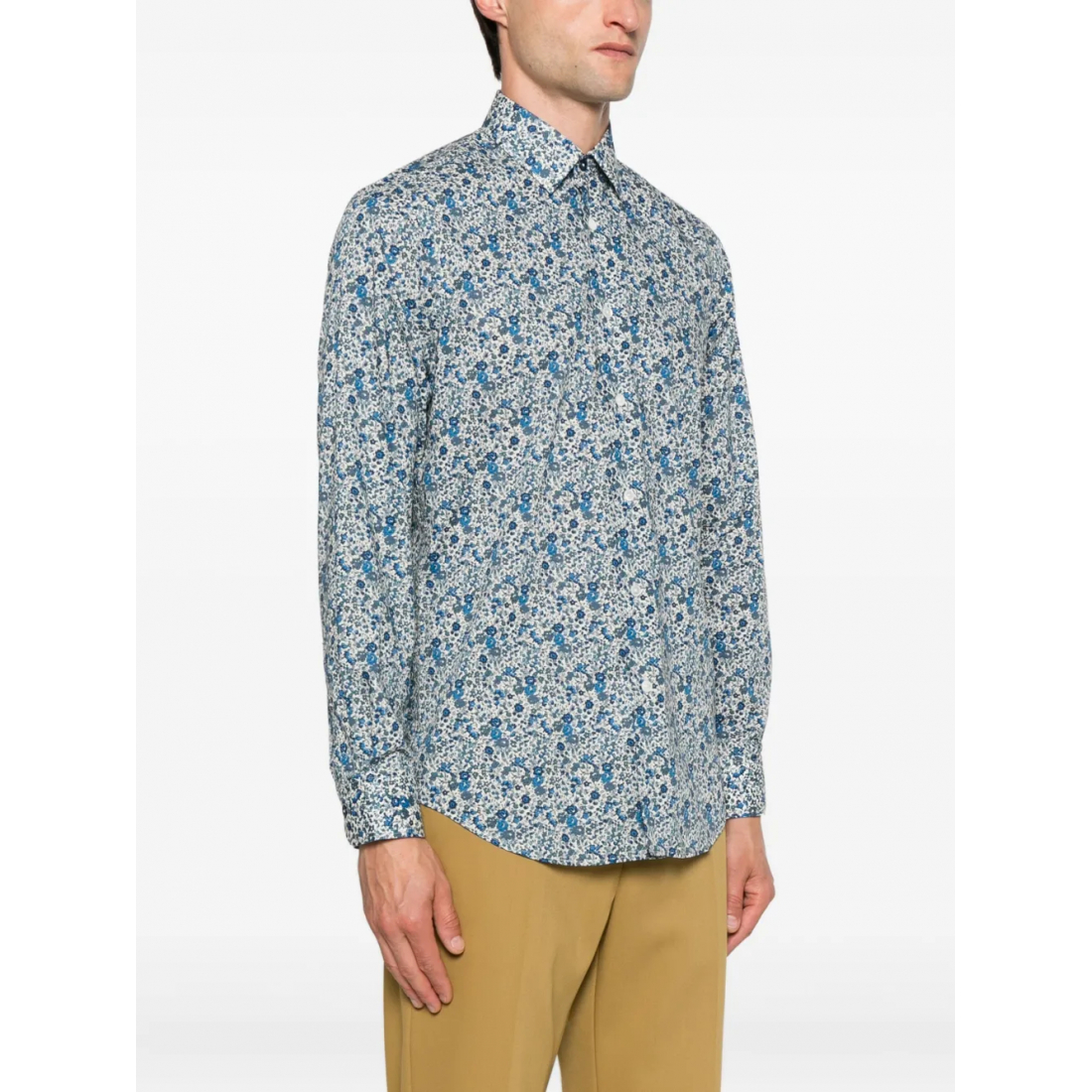 'Floral-Print' Hemd für Herren