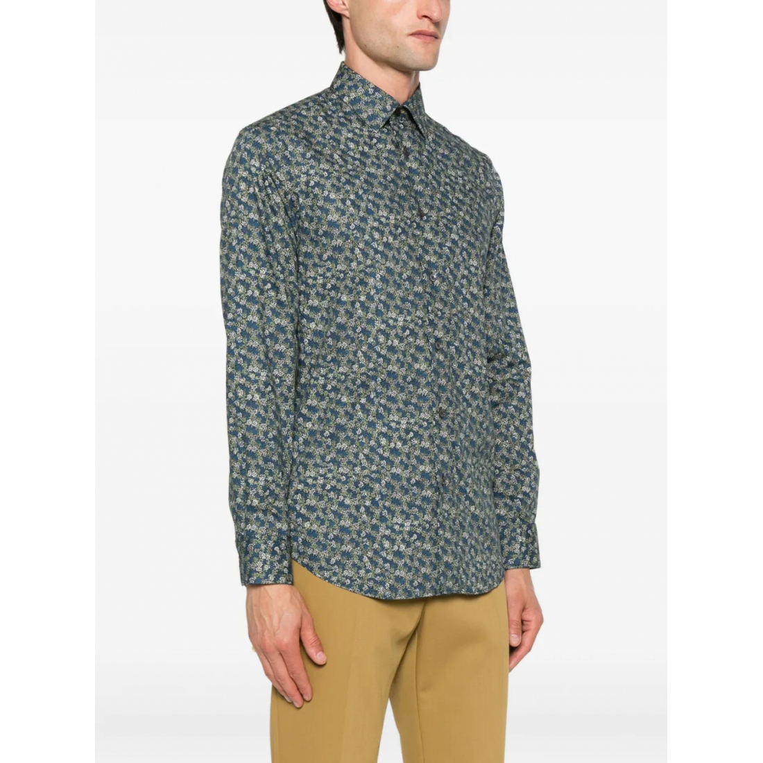 'Floral-Print' Hemd für Herren