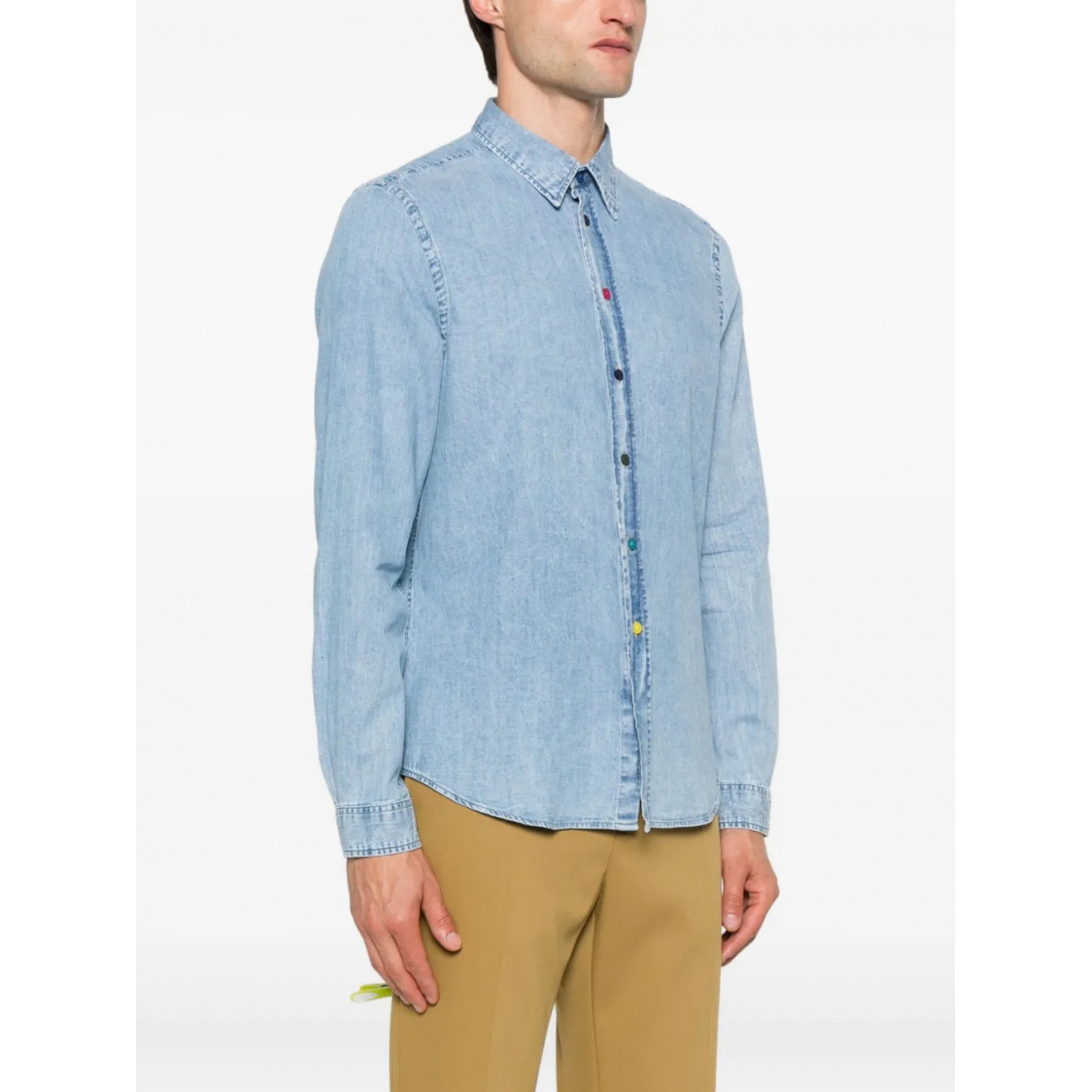 Chemise en Jean 'Press-Stud' pour Hommes