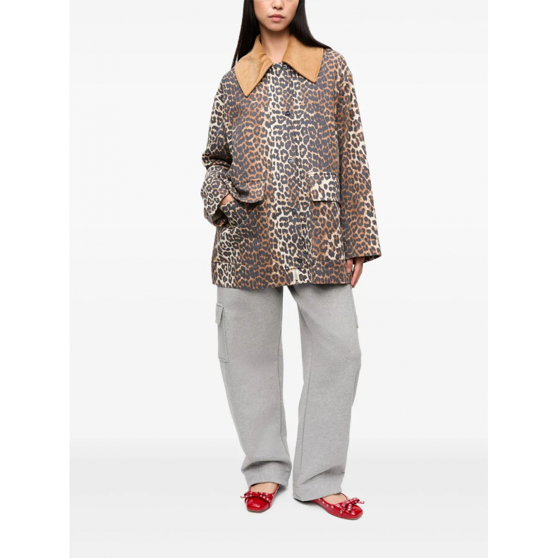 Blouson bomber 'Leopard-Print' pour Femmes