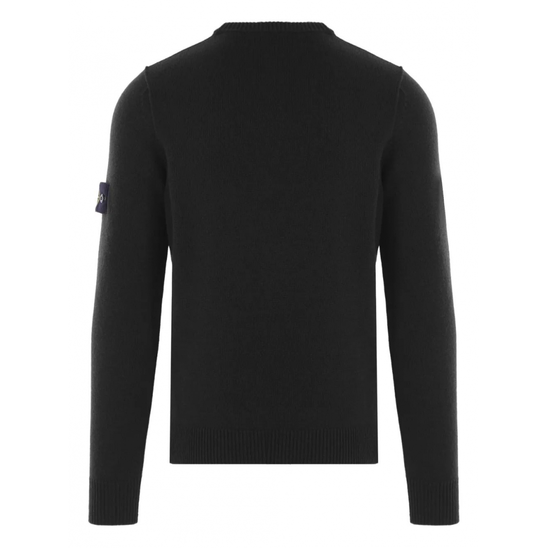 'Ribbed-Knit Crew-Neck' Pullover für Herren