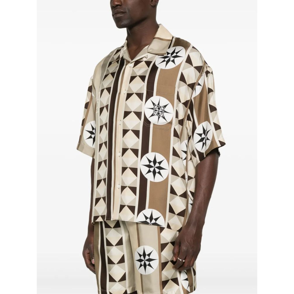 Chemise à manches courtes 'Graphic-Print' pour Hommes