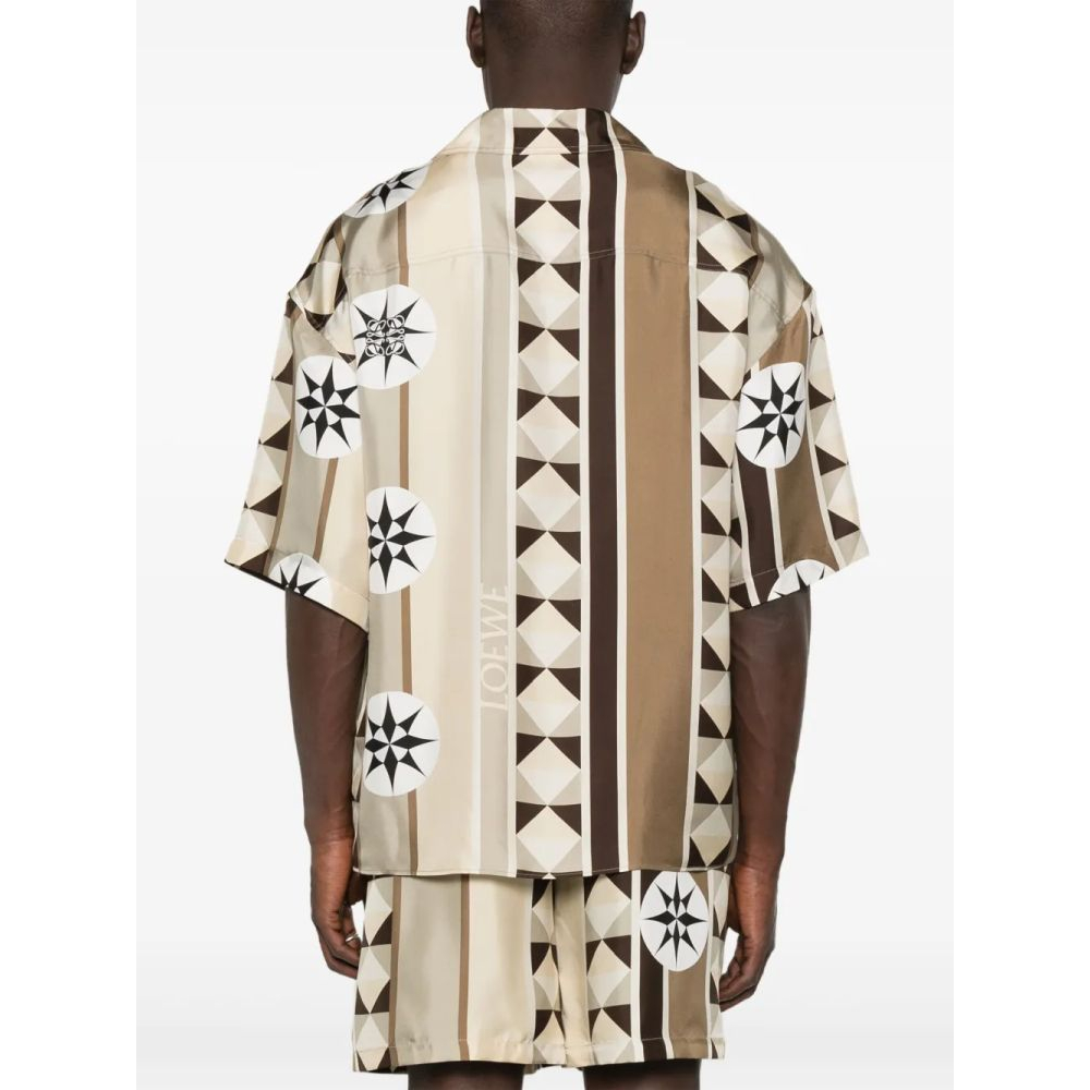 Chemise à manches courtes 'Graphic-Print' pour Hommes