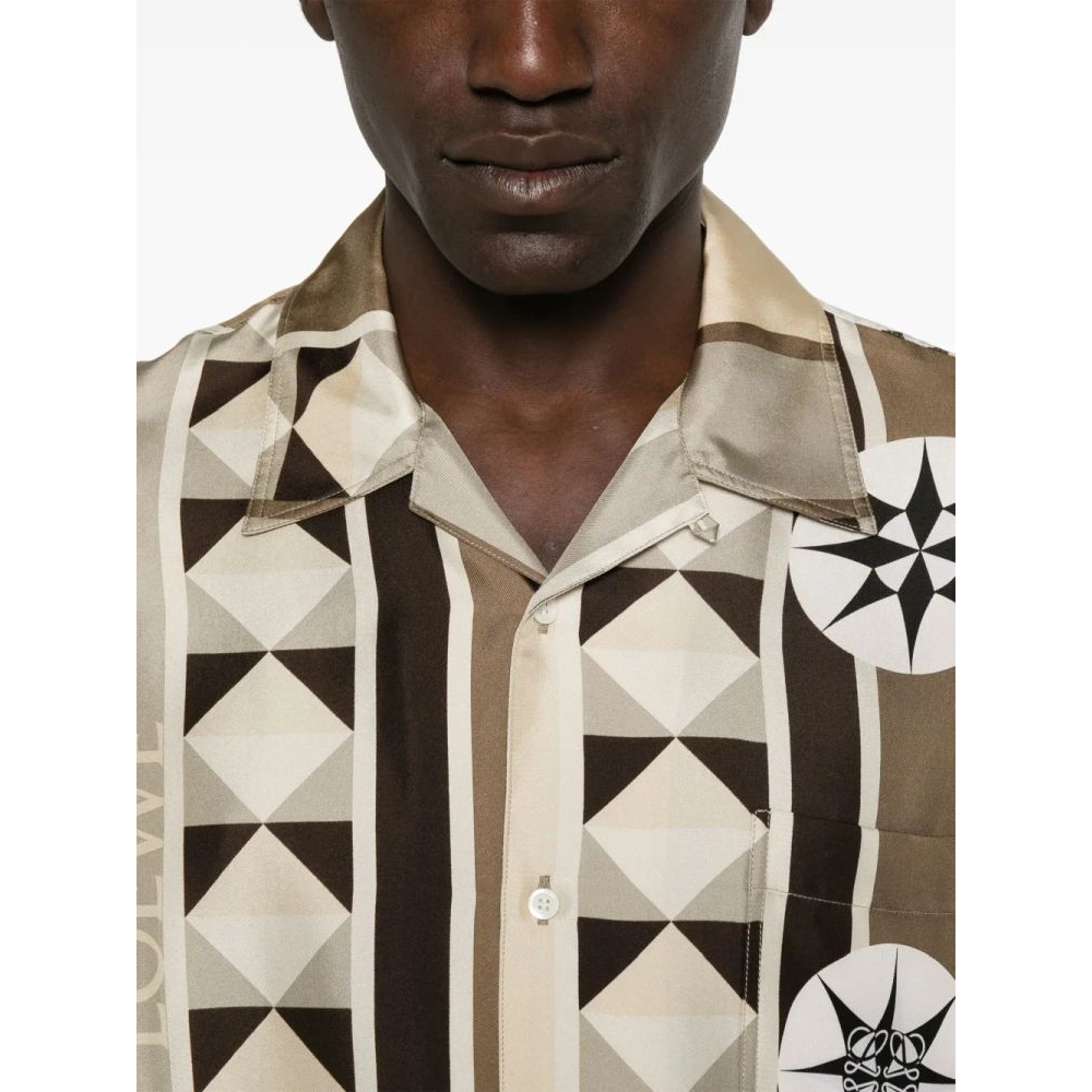 Chemise à manches courtes 'Graphic-Print' pour Hommes