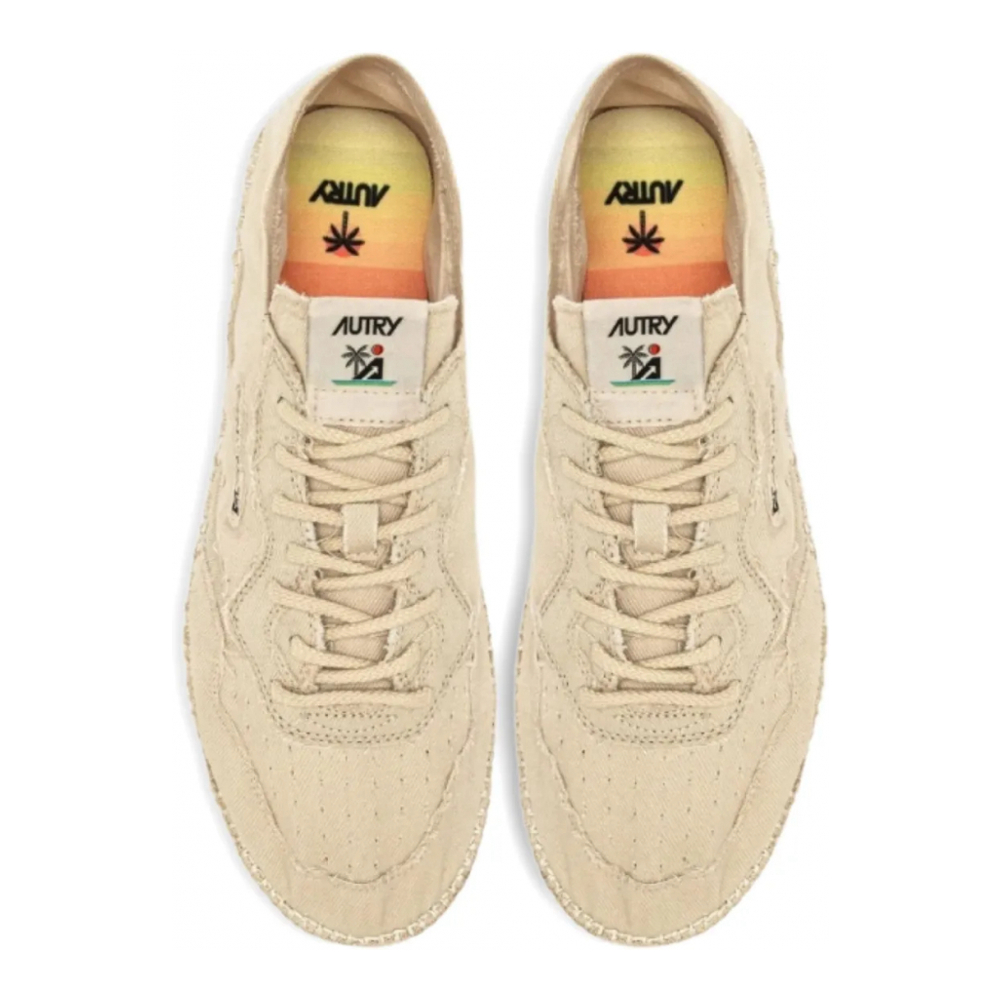 'Lace-Up Jute Low-Top' Sneakers für Damen