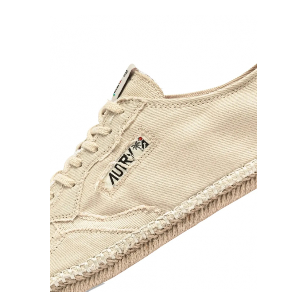 'Lace-Up Jute Low-Top' Sneakers für Damen