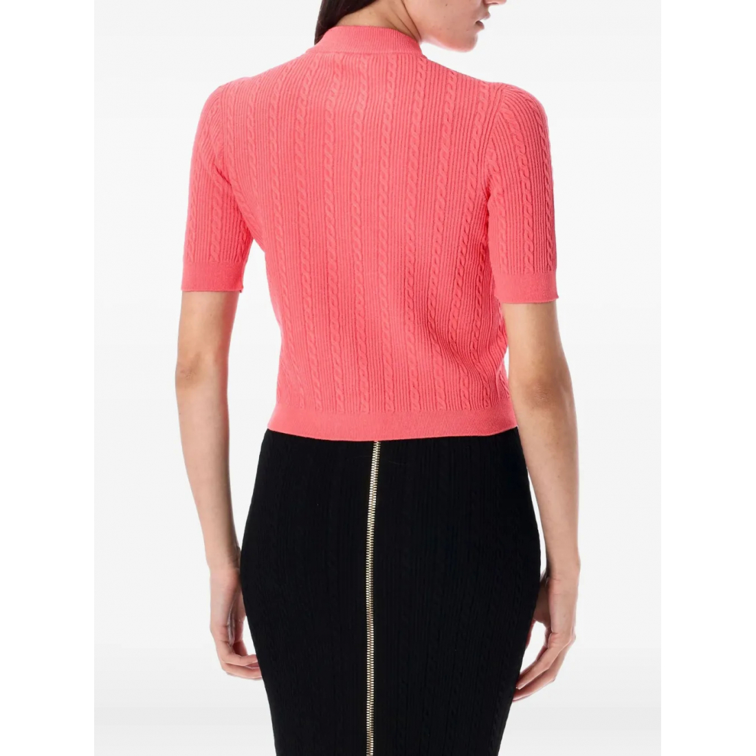 Cardigan 'Cable-Knit Buttoned' pour Femmes