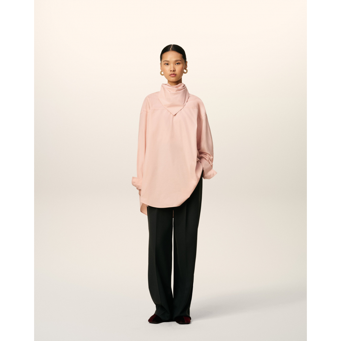 Blouse à manches longues 'Bandana' pour Femmes