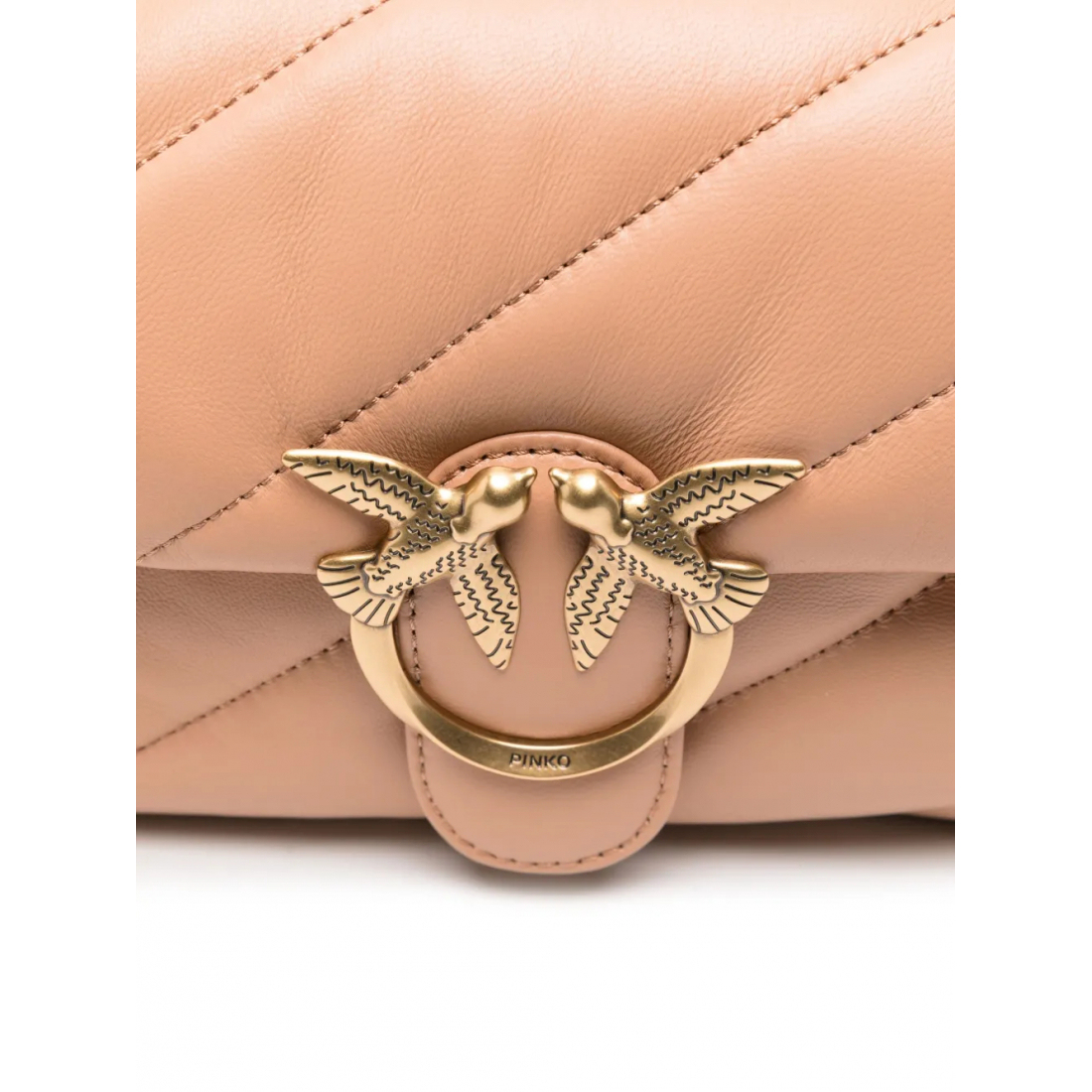 Women's 'Love Quilted Logo-Plaque' Shoulder Bag