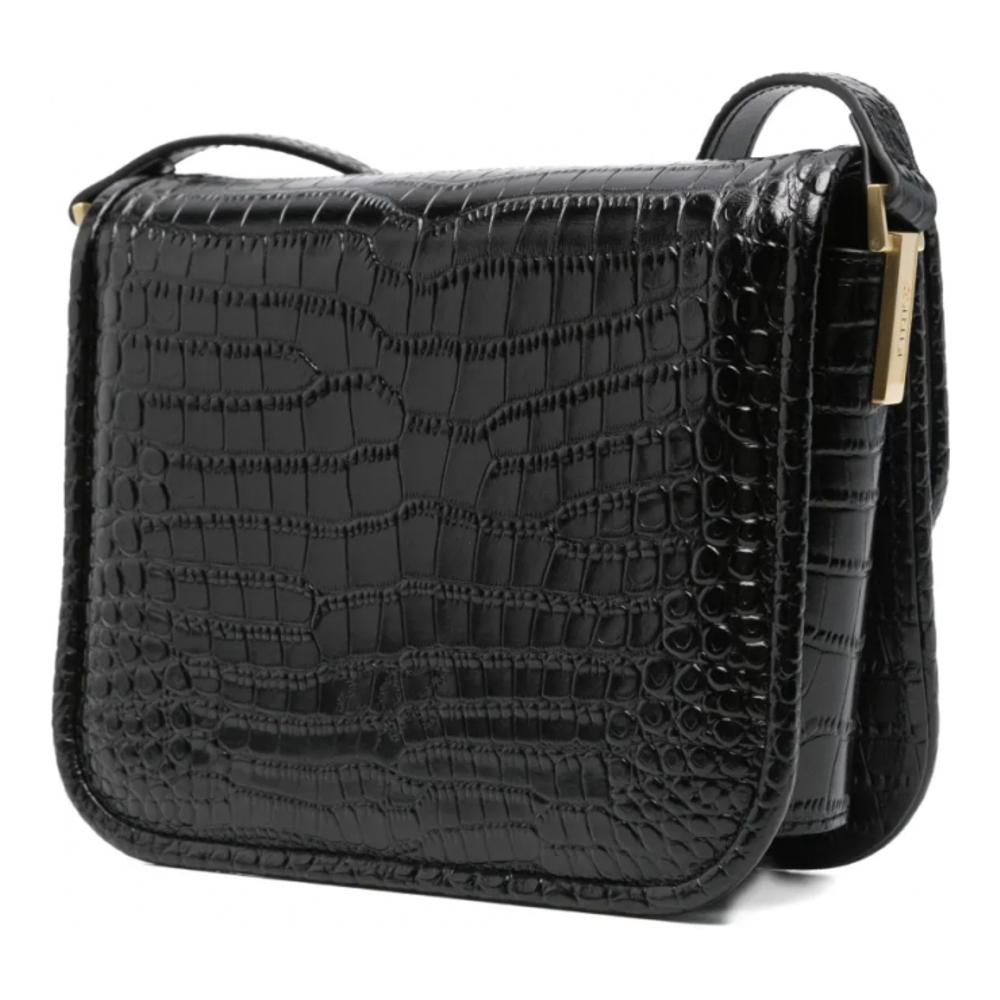 Women's 'Crocodile-Effect' Shoulder Bag