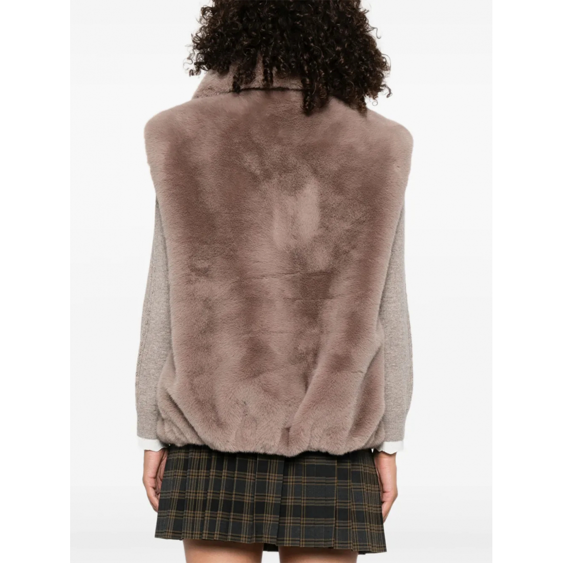 Gilet 'Faux-Fur Zip-Front' pour Femmes