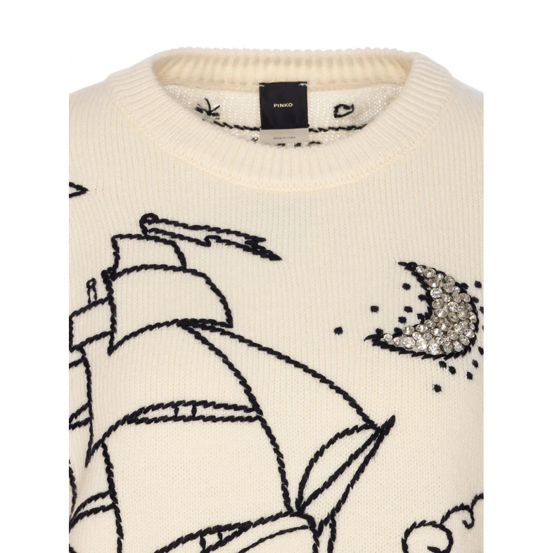 Pull 'Embroidered' pour Femmes