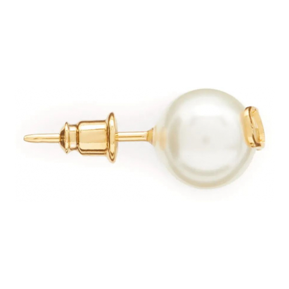 Women's 'VLogo Signature Pearl Stud' Earrings