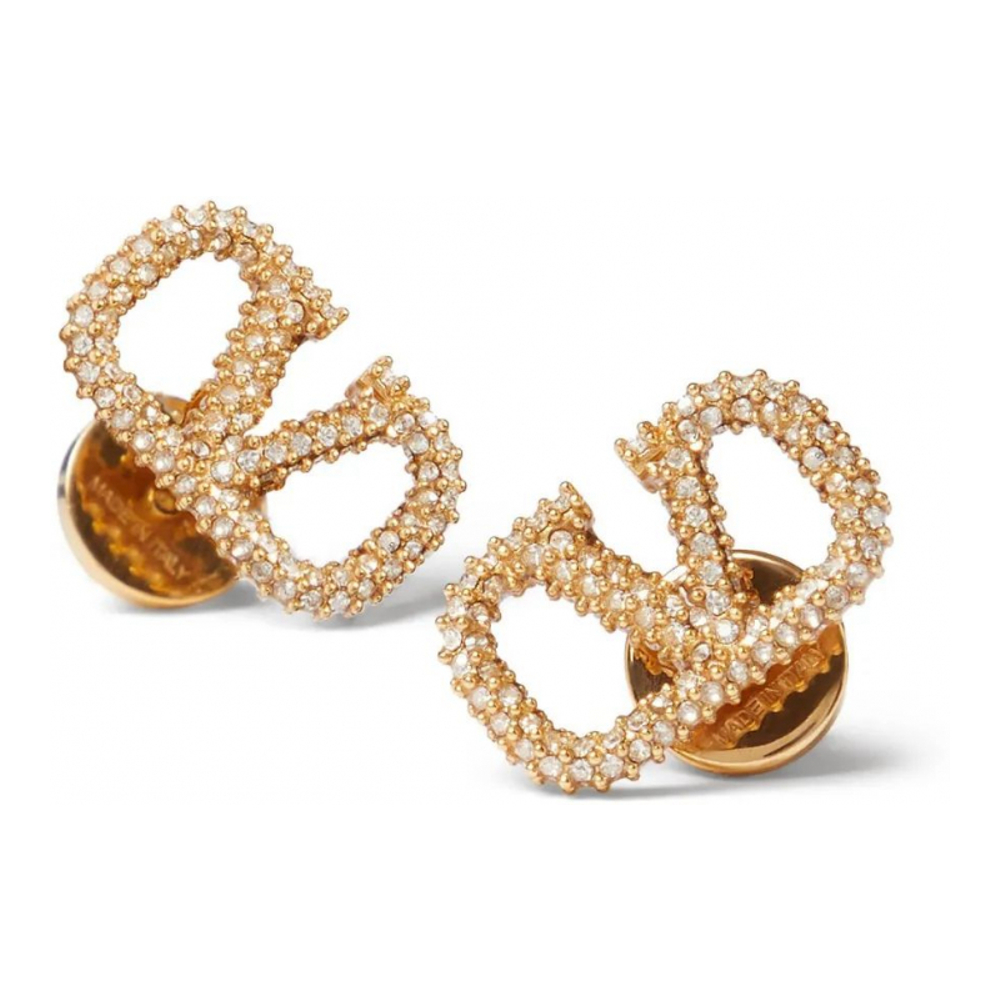 Women's 'VLogo Signature Crystal-Embellished' Earrings